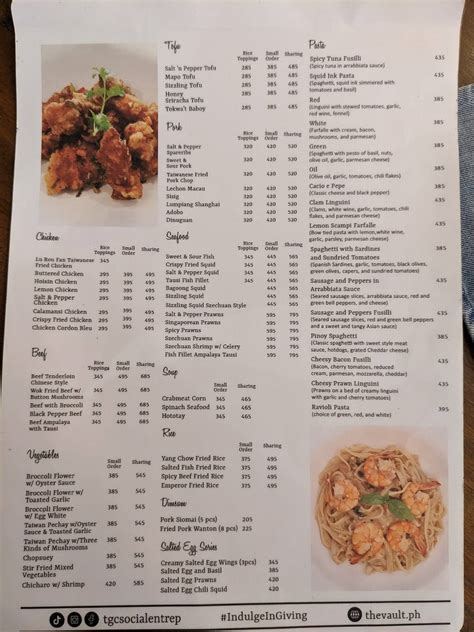 the giving cafe menu|Tgc The Giving Cafe, Mandaluyong .